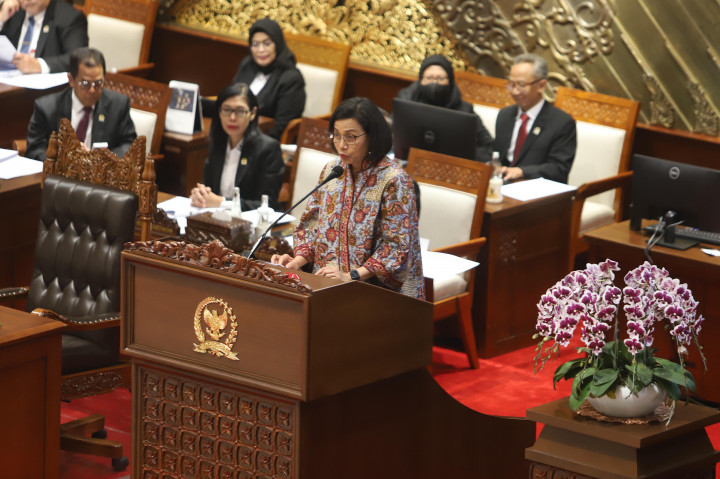 DPR RI mengesahkan Rancangan Undang-Undang (RUU) Anggaran Pendapatan dan Belanja Negara (APBN) 2025 untuk menjadi UU APBN 2025 dalam Rapat Paripurna Pembicaraan Tingkat II/Pengambilan Keputusan terhadap RUU tentang APBN Tahun Anggaran 2025.