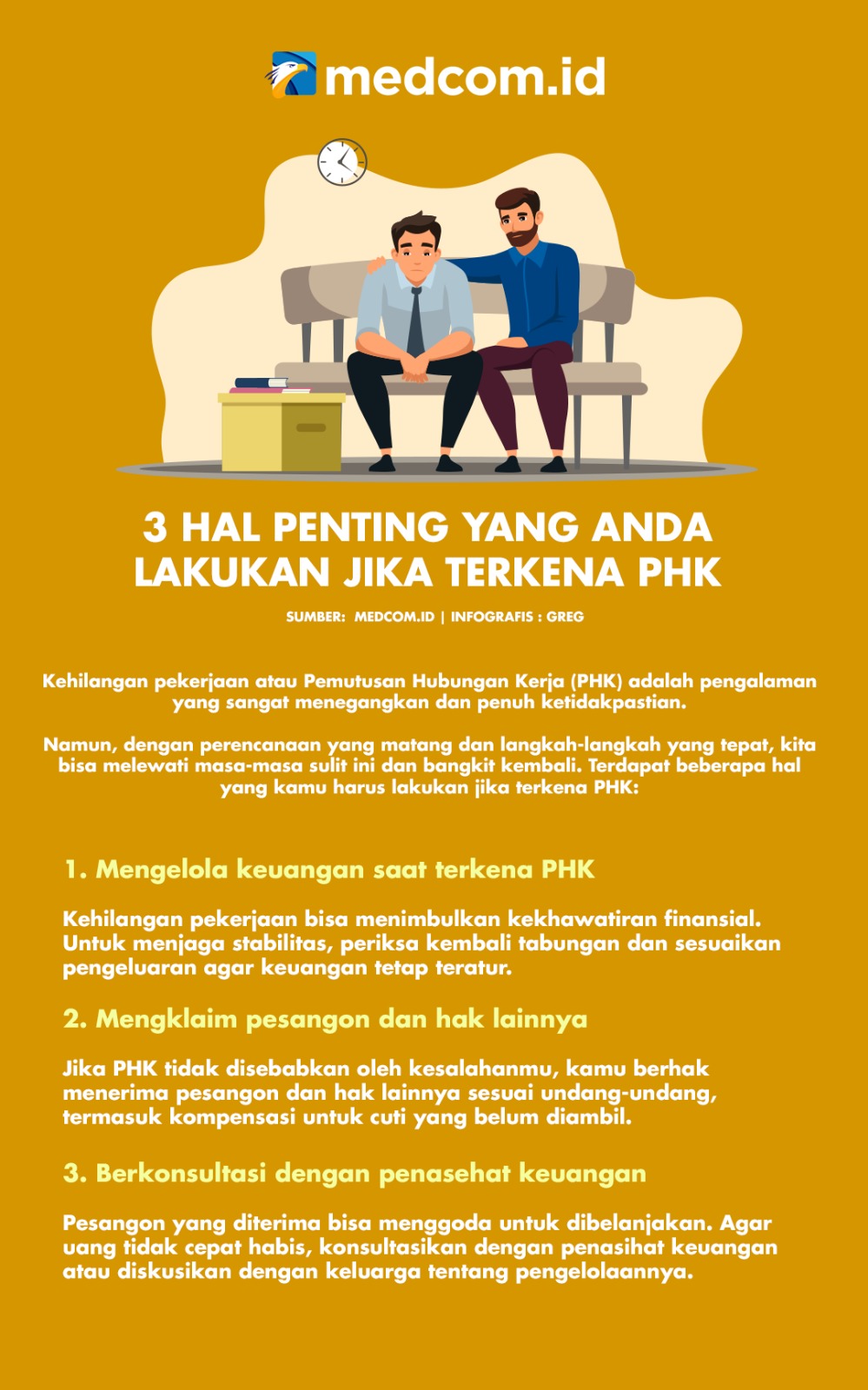 3 Hal Penting yang Anda Lakukan Jika Terkena PHK