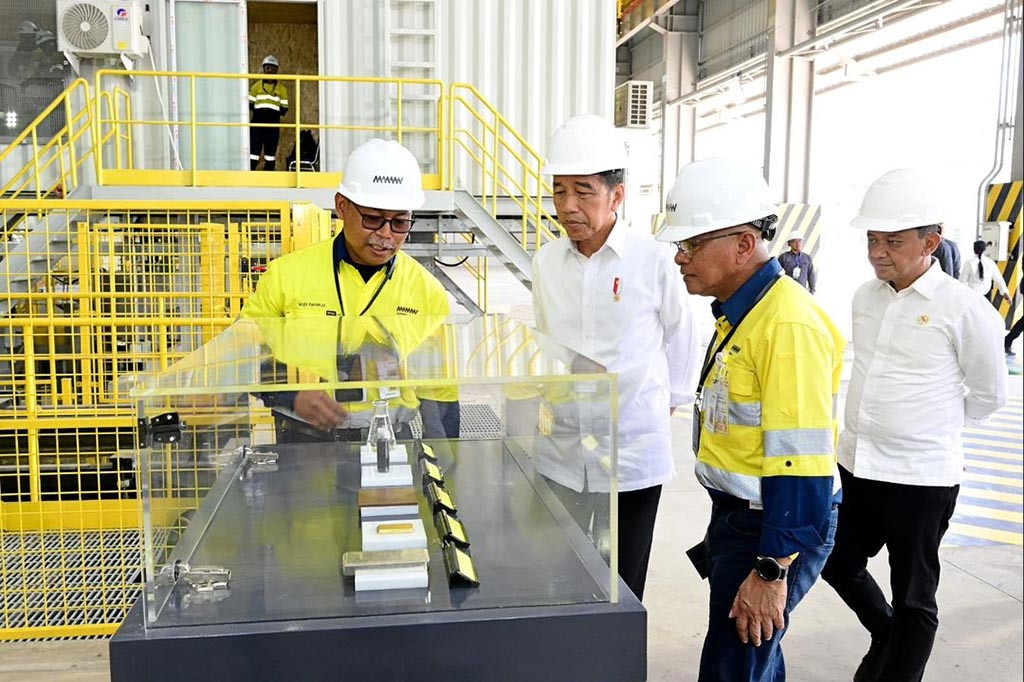 Menurut dia, pengoperasian smelter tembaga menjadi upaya membalikkan produk domestik bruto Indonesia dari konsumsi menjadi produksi.