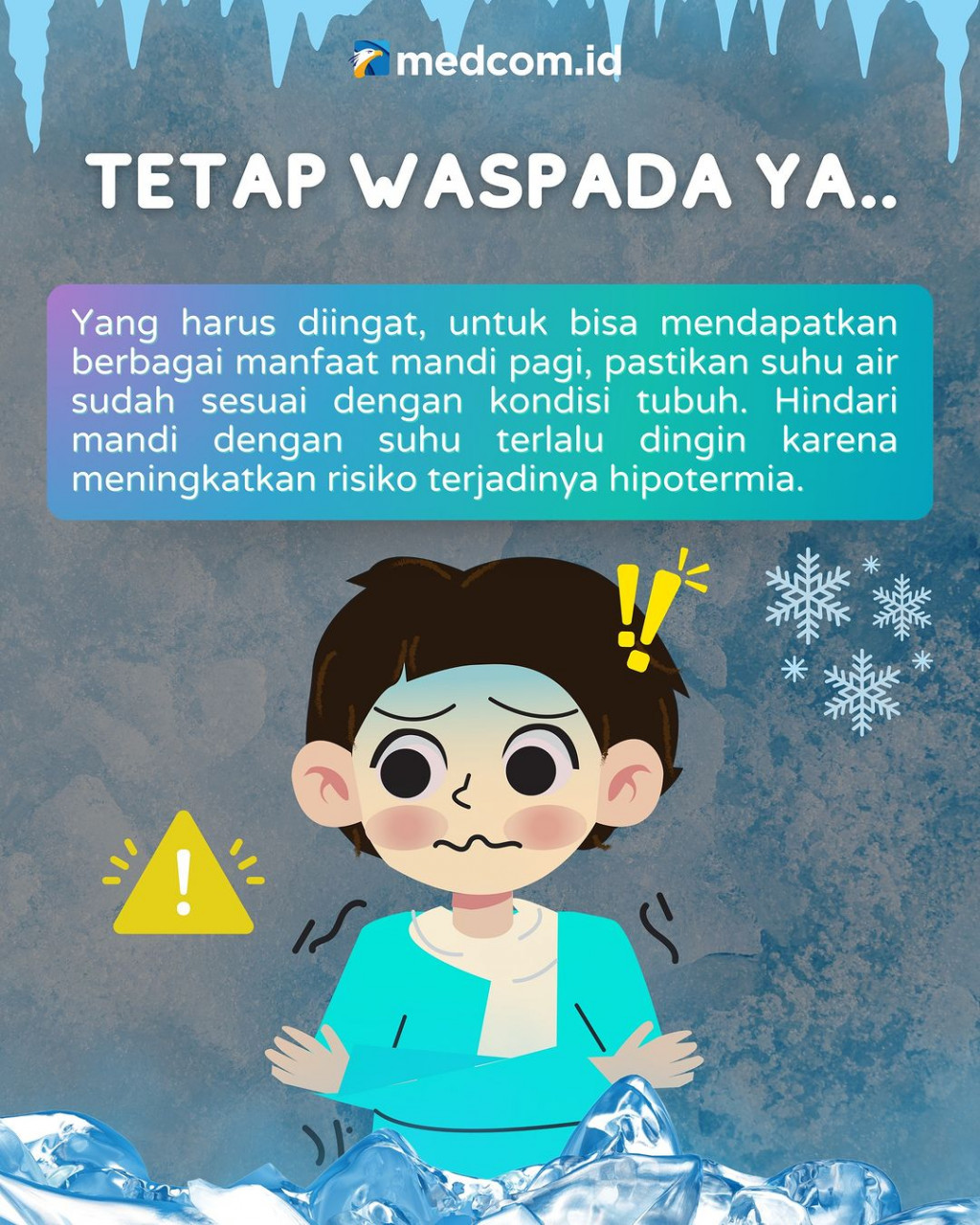 5 Khasiat Mandi Air Dingin