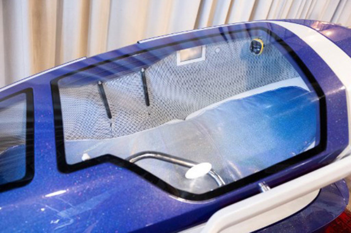 Kapsul Sarco, yang belum pernah digunakan sebelumnya, diduga dirancang untuk memungkinkan seseorang yang duduk di kursi santai di dalam untuk menekan tombol yang menyuntikkan gas nitrogen ke dalam ruang tertutup. Orang tersebut kemudian akan tertidur dan mati karena sesak napas dalam beberapa menit.