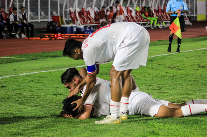 Jens Raven membuka keunggulan pada menit ke-13. Dua menit berselang, Indonesia menambah keunggulan lewat Riski Afrisal. Pada menit ke-66, Timor Leste berhasil memperkecil ketertinggalan lewat Luis Figo Riberio. Indonesia menutup keunggulan menjadi 3-1 lewat Muhamad Ragil pada menit ke-77.