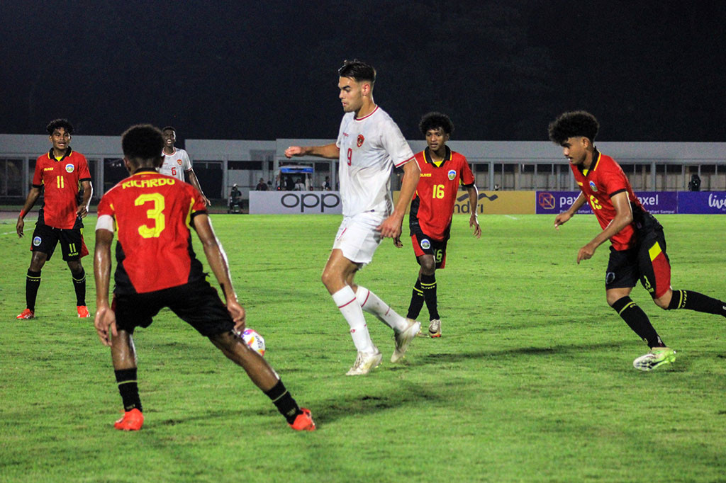 Seperti pada laga melawan Maladewa U-20, Garuda Muda mendominasi pertandingan sejak peluit tanda dimulainya pertandingan dibunyikan.