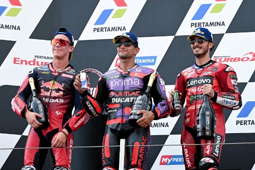 Martin menjadi yang tercepat di depan para pesaing beratnya pada balapan  kali ini, yakni Pedro Acosta (GASGAS Tech3) dan juara bertahan Francesco Bagnaia (Ducati Lenovo).