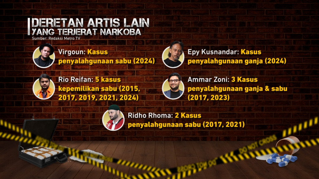 Artis 'Akrab' dengan Narkoba