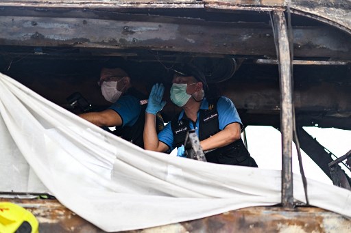 Perdana Menteri Paetongtarn Shinawatra melalui unggahan di platform media sosial X menyampaikan belasungkawa, dan mengatakan pemerintah akan menanggung biaya pengobatan dan memberikan kompensasi kepada keluarga korban.