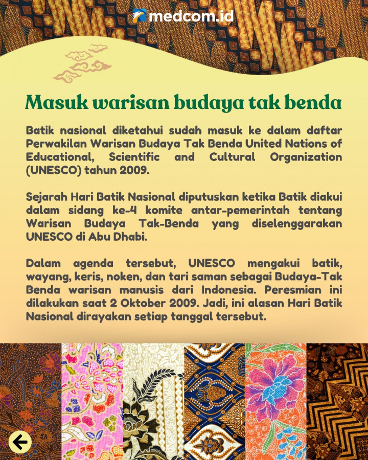 Sejarah Batik yang Dirayakan Setiap 2 Oktober