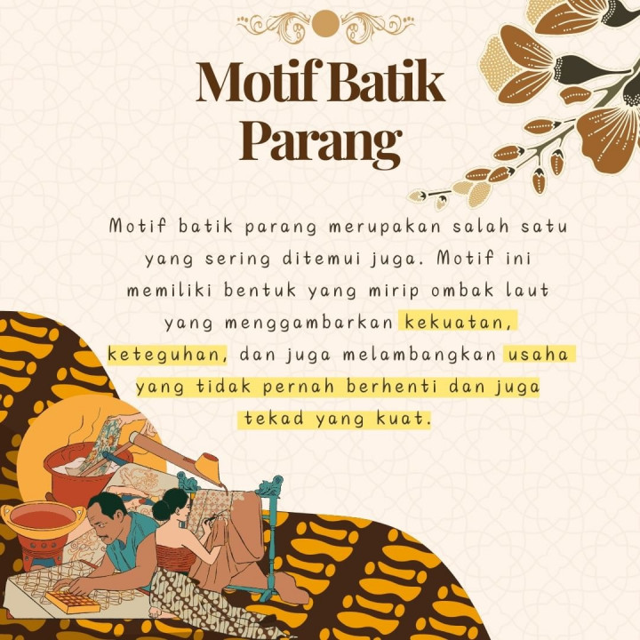 Begini Filosofi Beberapa Motif Batik di Indonesia