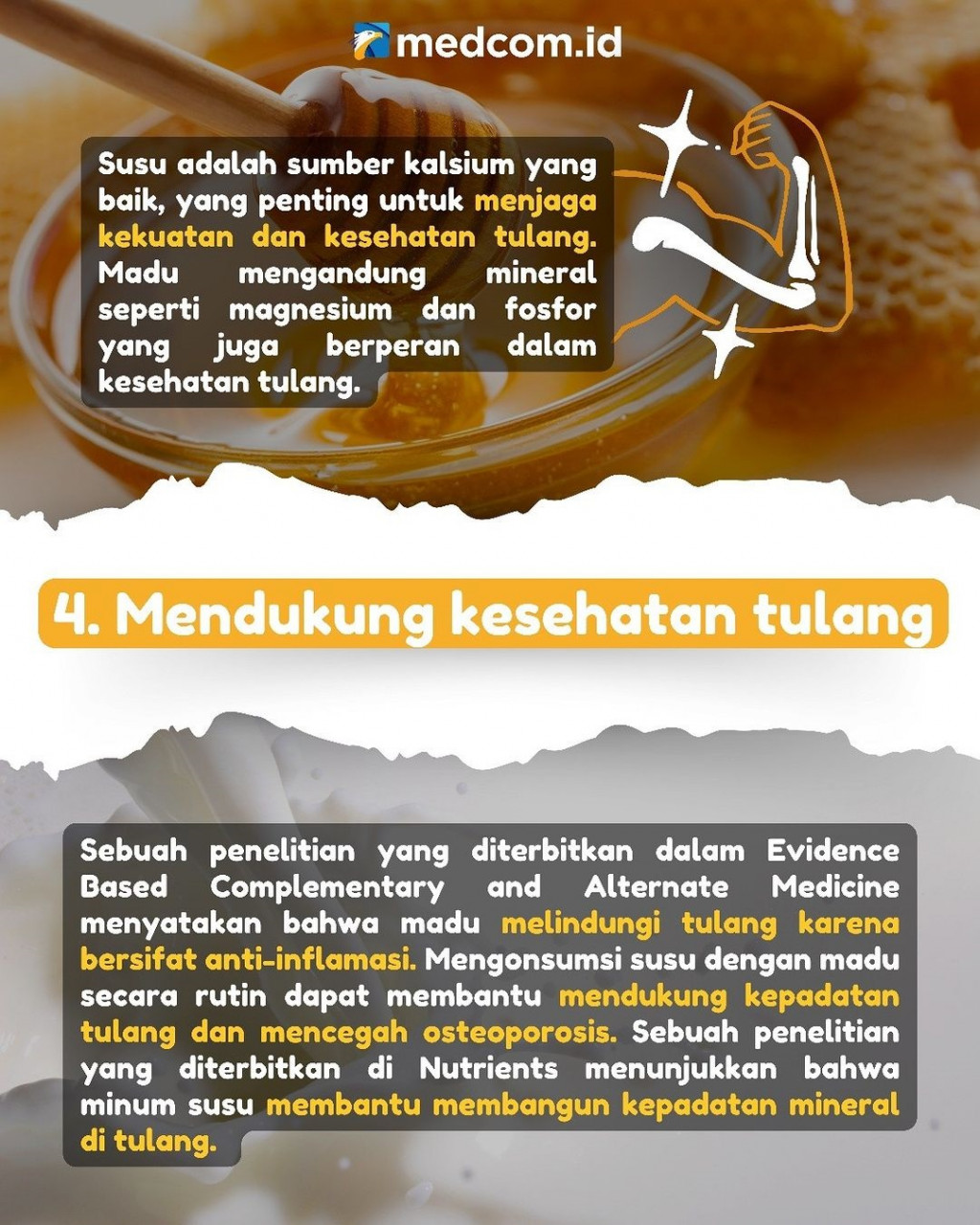 Manfaat Minum Susu Dicampur Madu