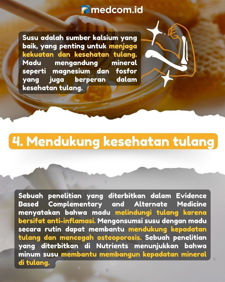 Manfaat Minum Susu Dicampur Madu