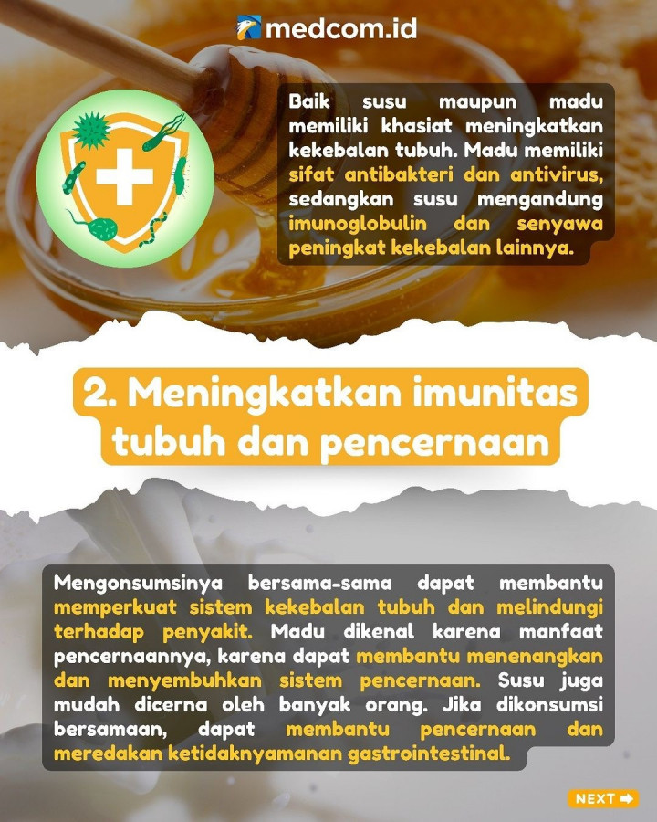 Manfaat Minum Susu Dicampur Madu