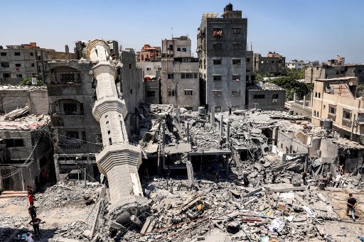 Selain puluhan ribu orang tewas, agresi brutal militer Israel ke Jalur Gaza sejak 7 Oktober 2023 juga telah menghancurkan 79 persen dari seluruh masjid yang ada di wilayah kantong Palestina itu.