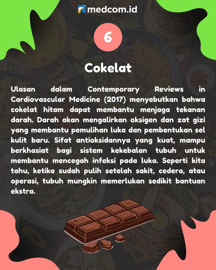 Ini 6 Makanan untuk Mempercepat Proses Penyembuhan Luka