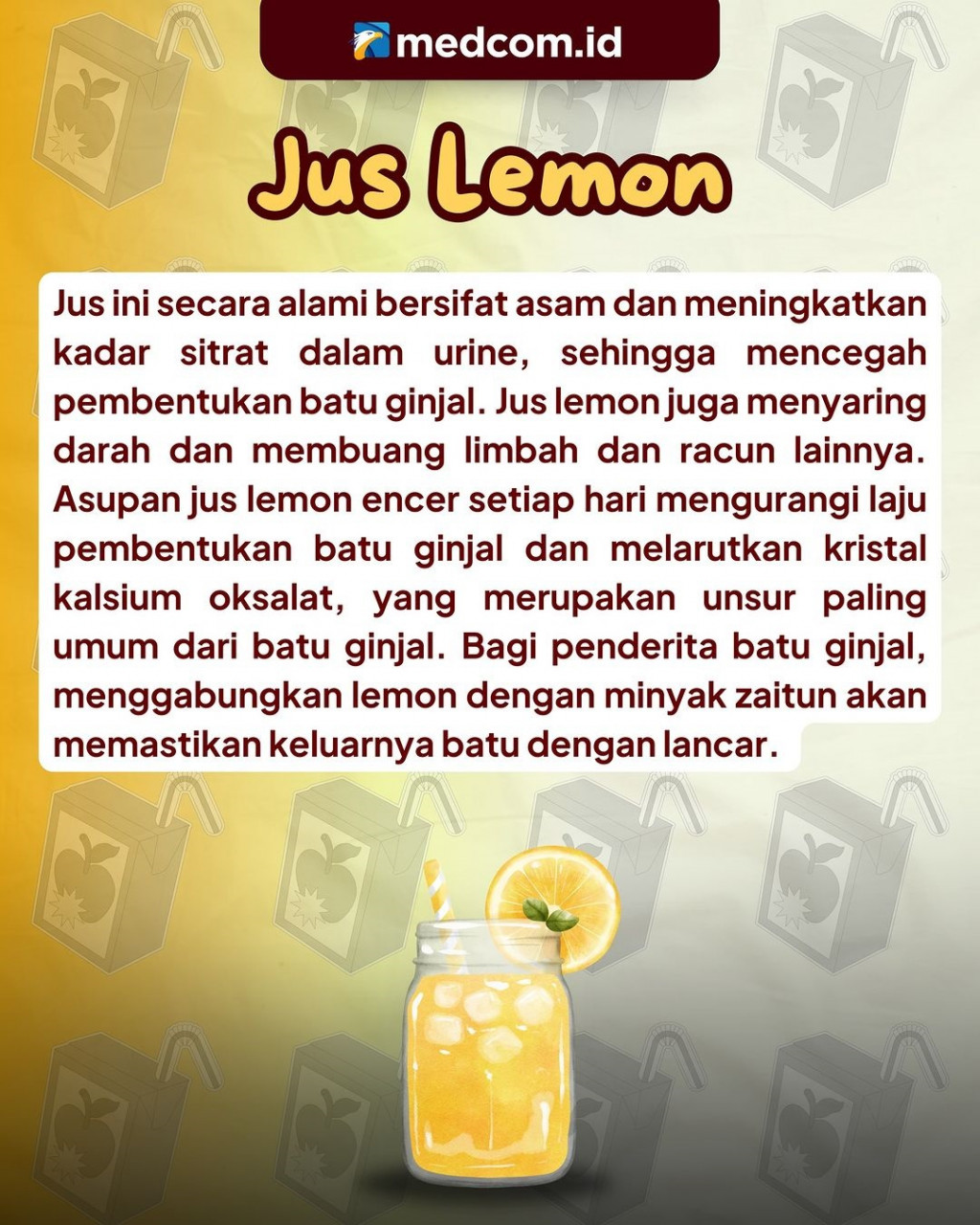 Cara Mudah Bersihkan Ginjal dengan 5 Jus Buah