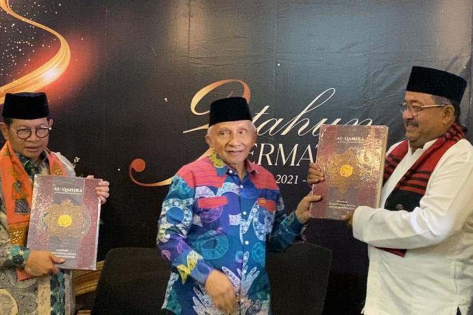 Pramono juga mengatakan bahwa dirinya sudah mengenal Amin Rais sejak lama. Pramono berkelakar bahwa dahulu ia deg-degan melihat Amin Rais berbeda dengan saat ini.