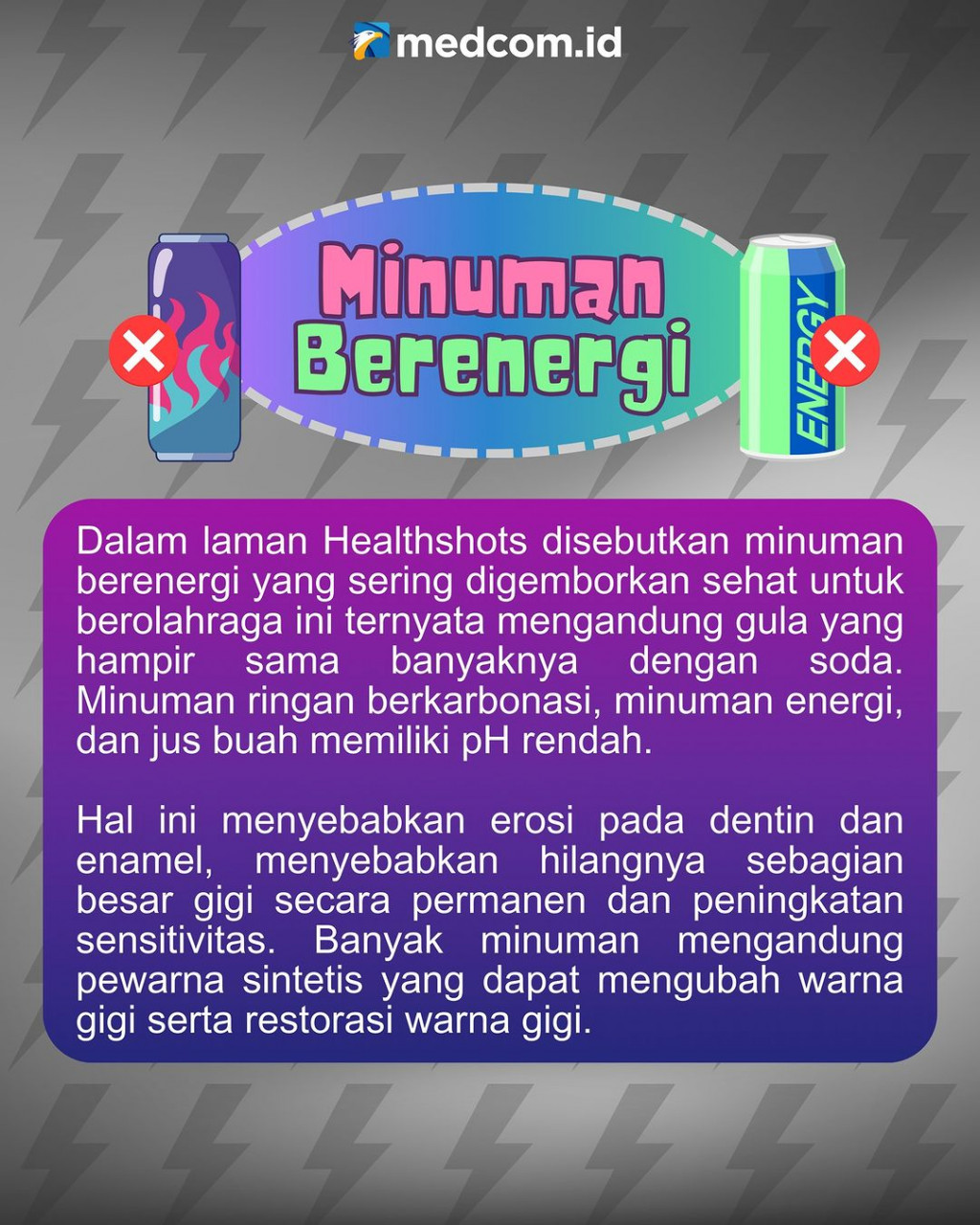 Mau Gigimu Sehat? Hindari 5 Minuman ini!