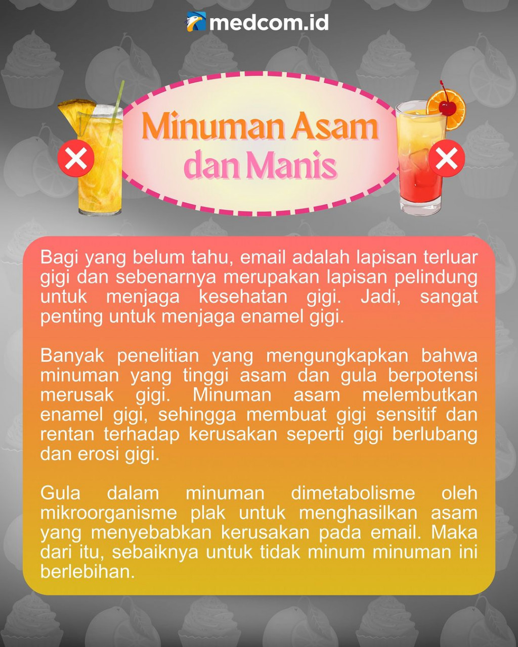 Mau Gigimu Sehat? Hindari 5 Minuman ini!