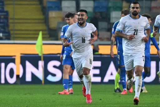 Sementara satu-satunya gol pelipur lara Israel dicetak Mohamed Abu Fani dalam skema tendangan sudut pada menit ke-65, untuk menaklukkan kiper Guglielmo Vicario.