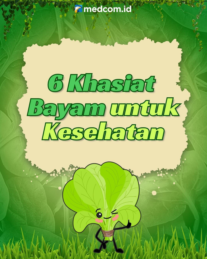 Beberapa Khasiat Bayam untuk Kesehatan