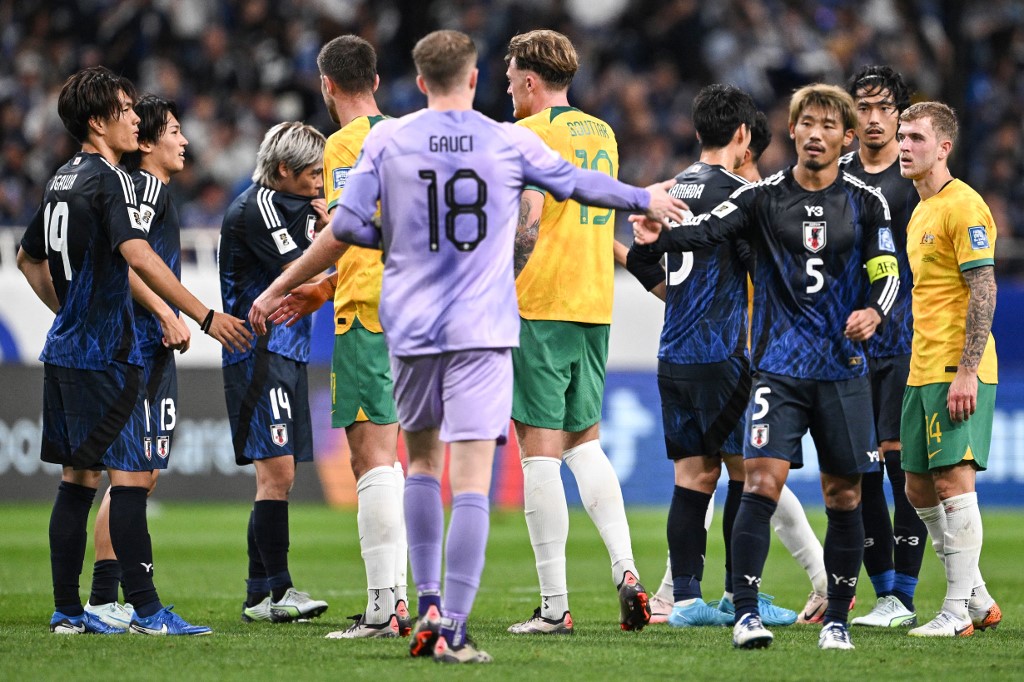 Selepas itu, Jepang kembali menekan Australia tetapi tidak ada tambahan gol tercipta hingga laga usai. Jepang ditahan Australia 1-1 dalam Kualifikasi Piala Dunia 2026. 
