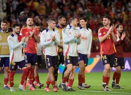 Timnas Spanyol meraih kemenangan meyakinkan 3-0 saat menjamu Serbia dalam lanjutan pertandingan ke-4 Liga A Grup A UEFA Nations League 2024/25 di Nuevo Arcangel, Andalusia pada Rabu, 16 Oktober 2024 dini hari WIB.