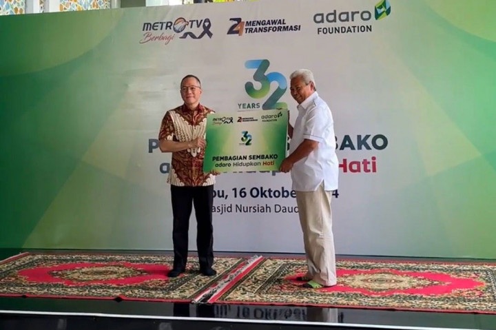 Bantuan 100 paket sembako didistribusikan secara simbolis di Masjid Nursiah Daud Paloh, Jakarta Barat pada Rabu, 16 Oktober 2024. Sisanya, akan diberikan kepada masyarakat pra sejahtera, yatim piatu, dan lansia di berbagai wilayah di Jabodetabek pada periode Oktober hingga November mendatang.