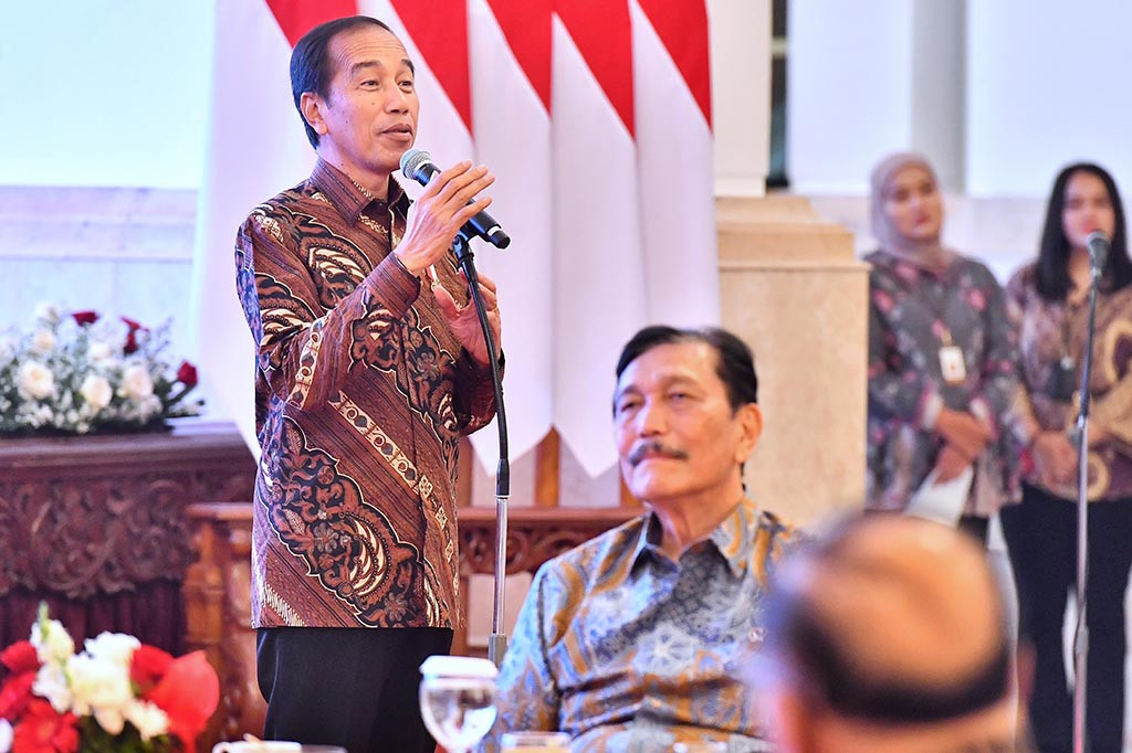 Jokowi menyampaikan Kabinet Indonesia Maju telah melalui bersama-sama sejumlah tantangan yang didiskusikan, diperdebatkan dan diramaikan di dalam rapat-rapat kabinet, rapat terbatas, dan rapat internal.