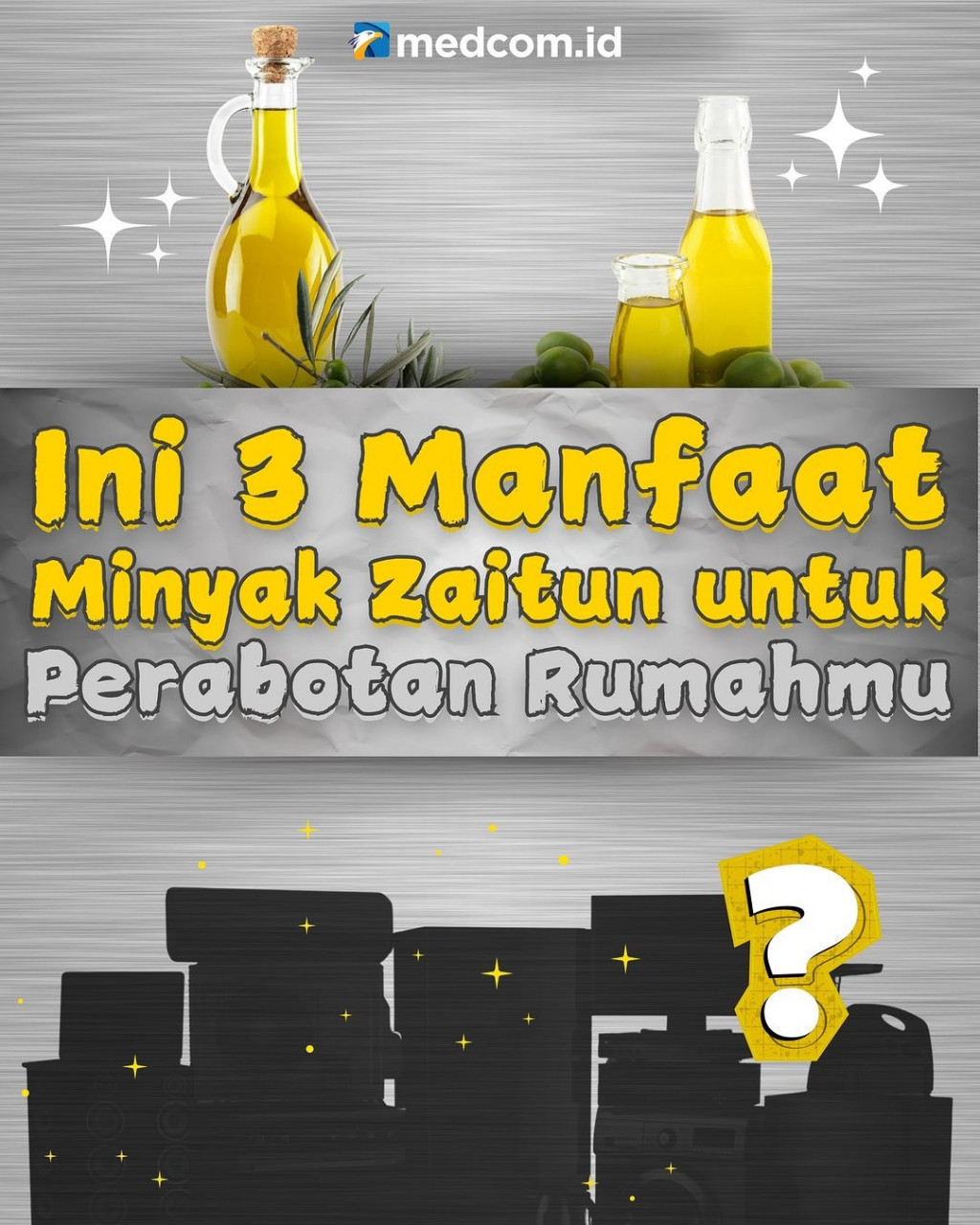 Manfaat Minyak Zaitun untuk Perabotan Rumah Tangga