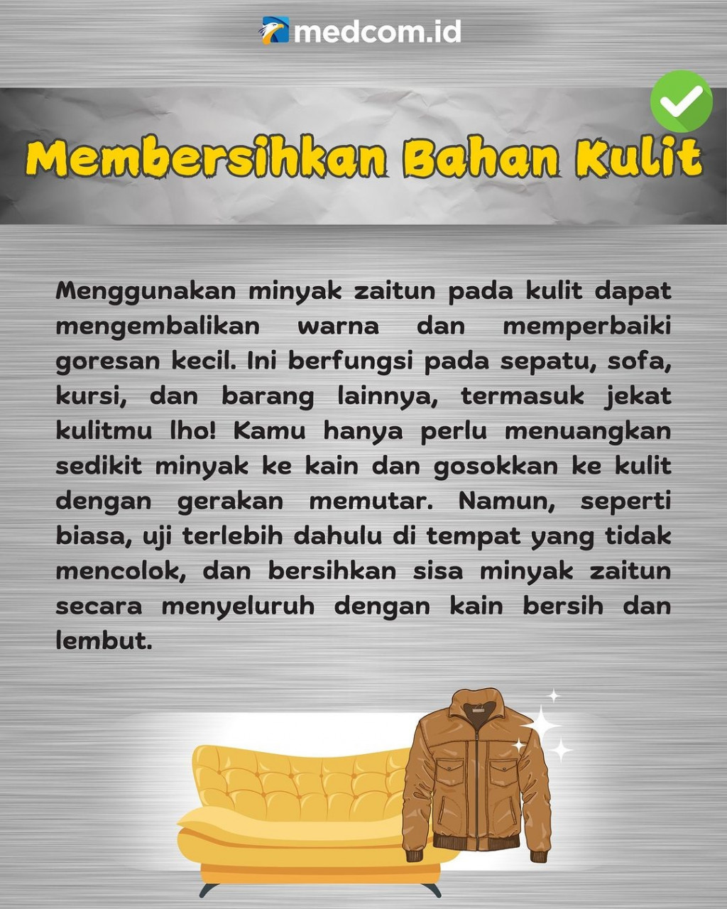 Manfaat Minyak Zaitun untuk Perabotan Rumah Tangga