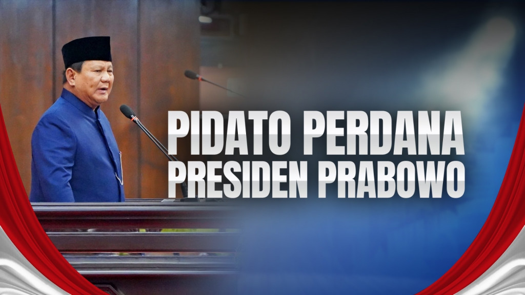 Pidato Perdana Presiden Prabowo