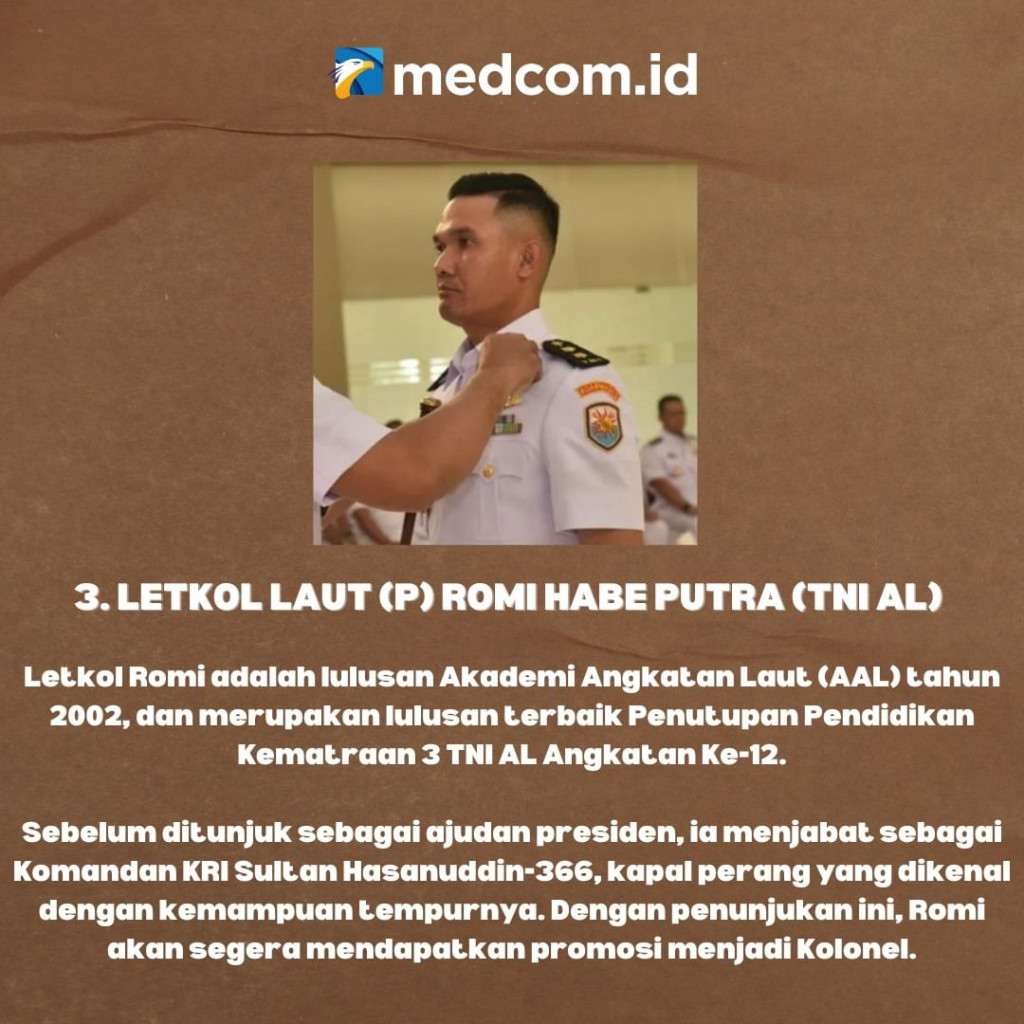 Profil 3 Calon Ajudan Prabowo Subianto