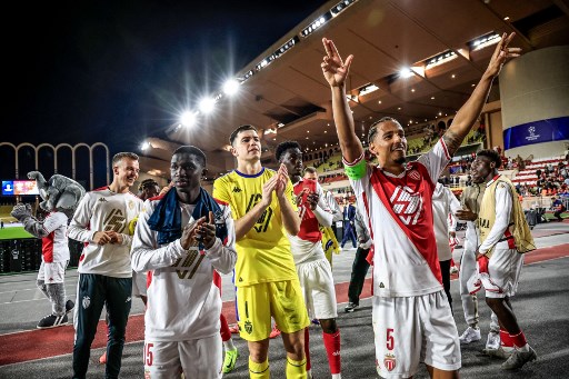 AS Monaco berpesta gol di gawang FK Crvena Zvezda usai menang telak 5-1 pada pertandingan ketiga Liga Champions di Stadion Stade Louis II, Monaco, Rabu, 23 Oktober 2024 dini hari WIB.