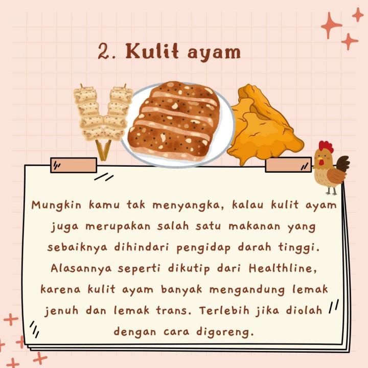 Beberapa Makanan yang Sebaiknya Dihindari Penderita Hipertensi