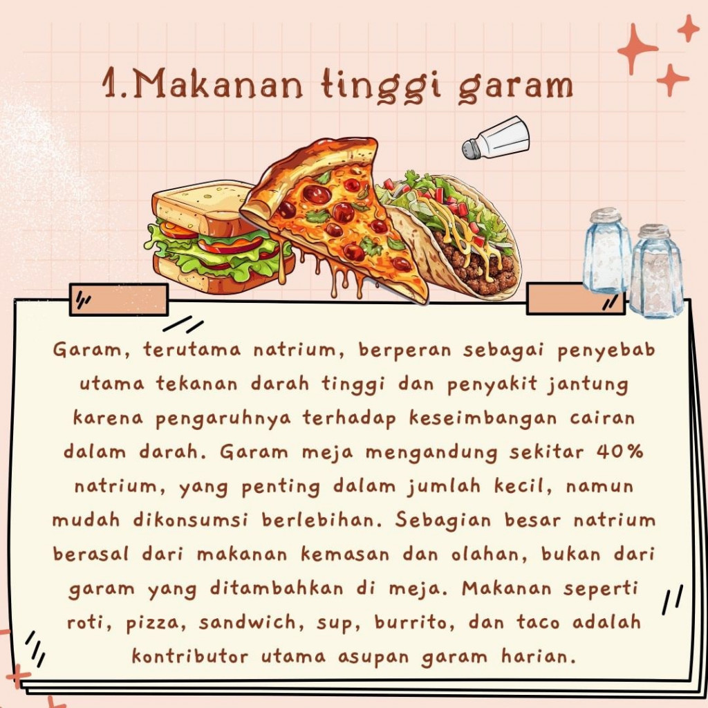 Beberapa Makanan yang Sebaiknya Dihindari Penderita Hipertensi