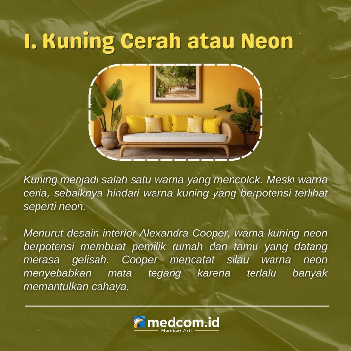 Jangan Gunakan Warna Ini di Ruang Tamu