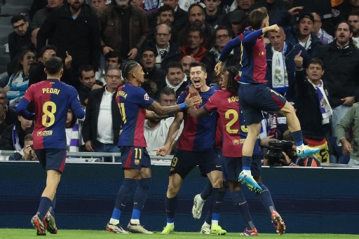 Gol-gol pada laga tersebut dicetak oleh Robert Lewandowksi (2 gol), Raphinha, dan Lamine Yamal.