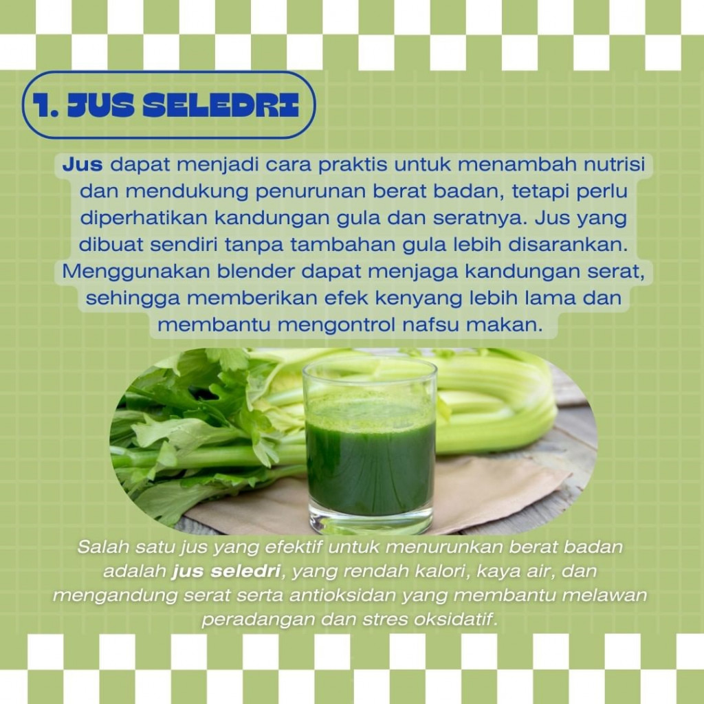 5 Jus Terbaik untuk Turunkan Berat Badan