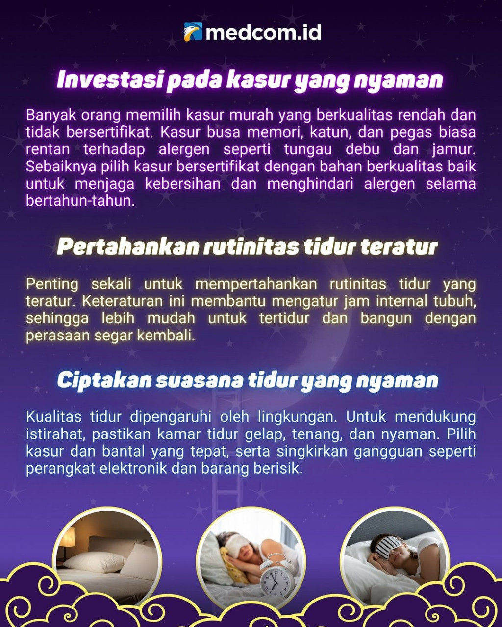 5 Hal yang tak Disadari untuk Dapat Tidur Nyenyak