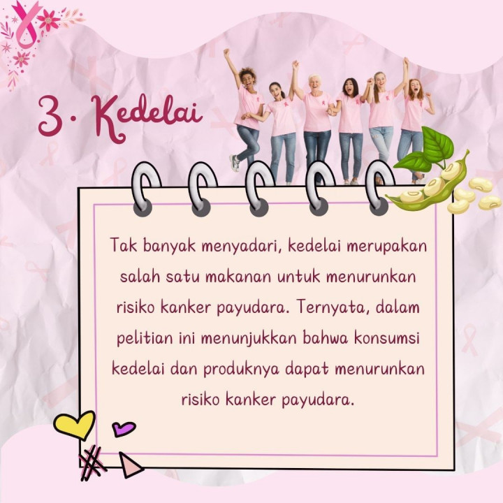 3 Makanan Ini Bisa Turunkan Risiko Kanker Payudara