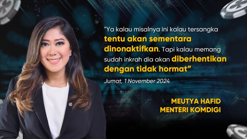 Pegawai Komdigi Kok 'Bina' Penjudi?