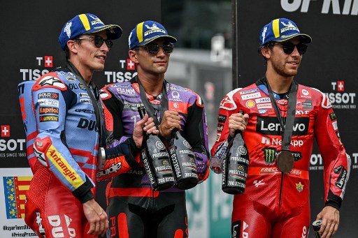 Martin menjadi yang tercepat di depan kompatriotnya, Marc Marquez (Gresini Racing) dan pembalap Ducati Lenovo Enea Bastianini yang berada di peringkat ketiga.