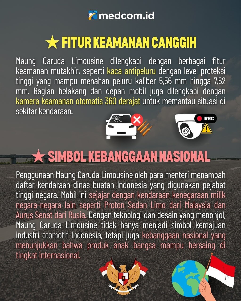 Spesifikasi Maung Garuda: Mobil Dinas Para Menteri