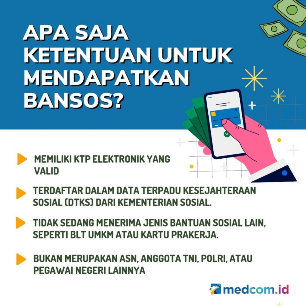 Apa Saja Ketentuan untuk Mendapatkan Bansos?