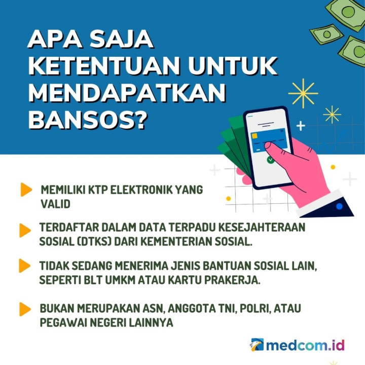 Apa Saja Ketentuan untuk Mendapatkan Bansos?