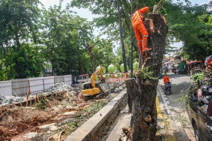 Kepala Seksi Pemeliharaan Drainase Suku Dinas Sumber Daya Air (SDA) Jakarta Timur Puryanto Palebangan ketika ditemui di lokasi longsor, Senin, mengatakan, peristiwa itu terjadi pada Minggu sekitar pukul 22.00 WIB akibat hujan dengan intensitas tinggi sejak Minggu petang.