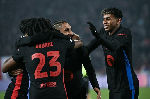 Barcelona melanjutkan tren positif mereka usai mencukur Red Star Belgrade dengan skor 5-2 pada matchday ke-4 League Phase Liga Champions 2024/25 di Stadion Rajko Mitic, Serbia, Kamis, 7 November 2024 dini hari WIB.