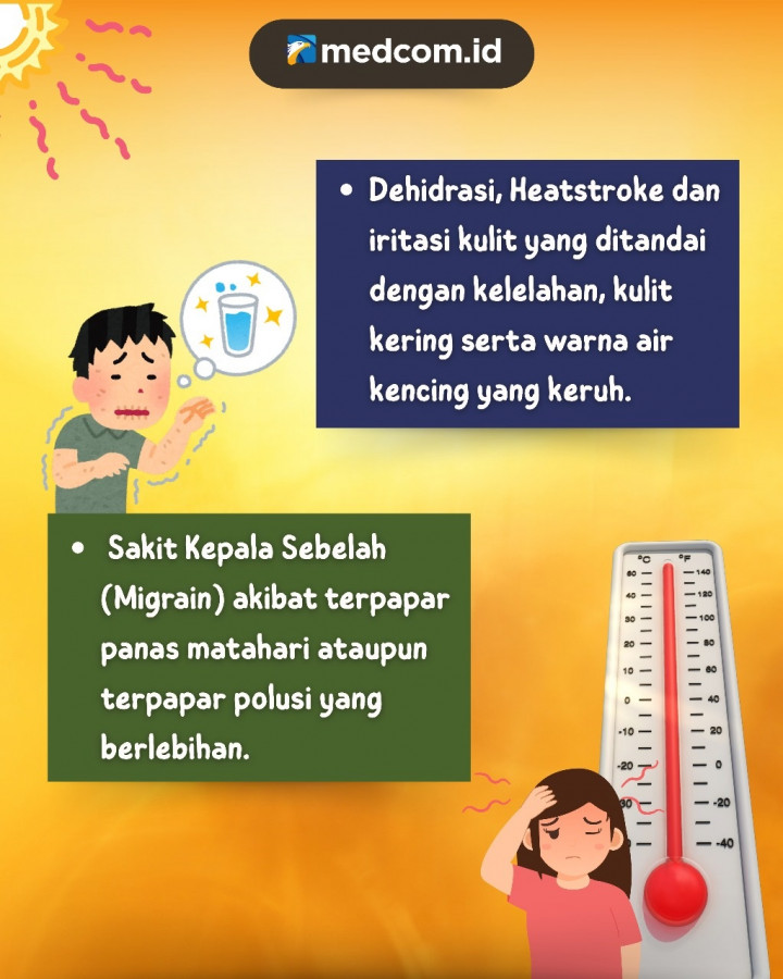 4 Penyakit yang Bisa Datang saat Cuaca Panas