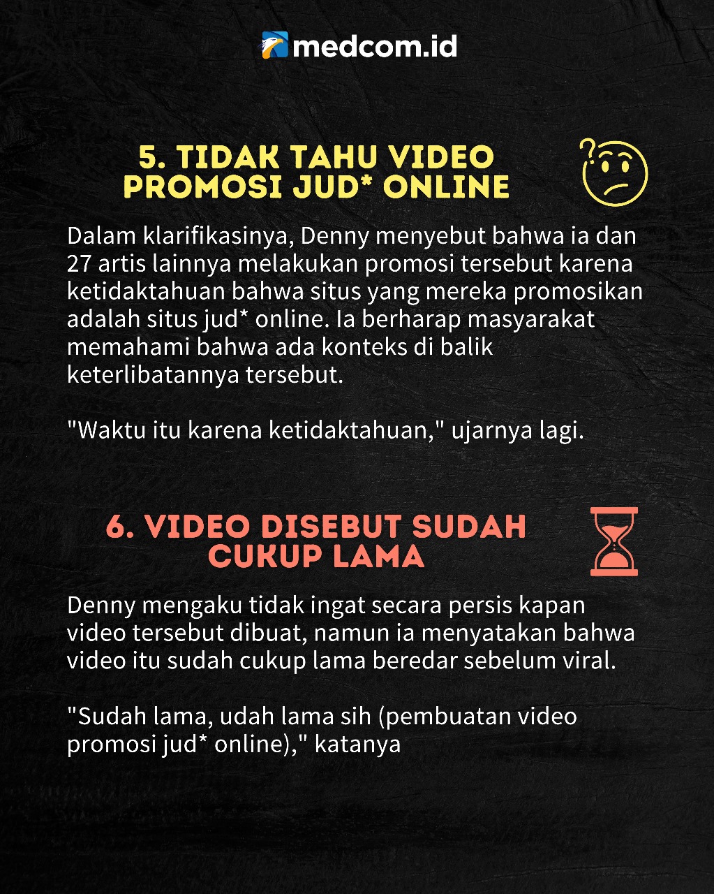 7 Fakta Seputar Denny Cagur Tersandung Dugaan Promosi Judi Online