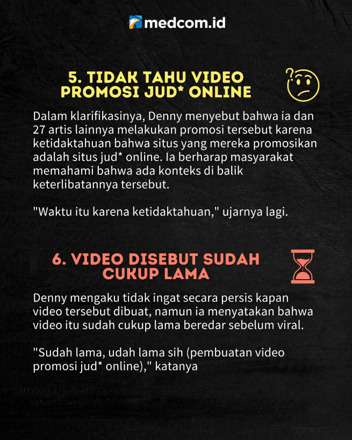 7 Fakta Seputar Denny Cagur Tersandung Dugaan Promosi Judi Online