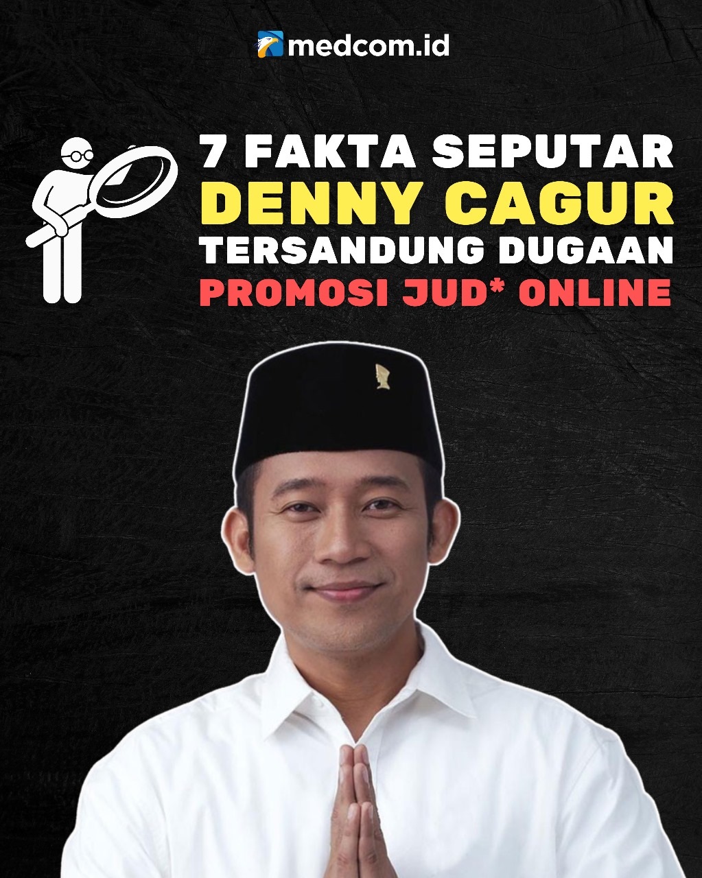 7 Fakta Seputar Denny Cagur Tersandung Dugaan Promosi Judi Online